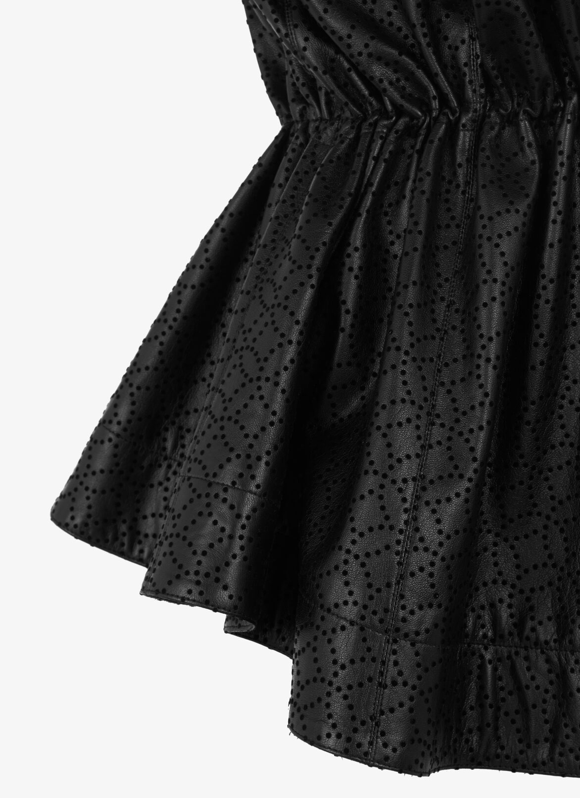 Chemise En Cuir ALAÏA CHEMISE EN CUIR NOIR